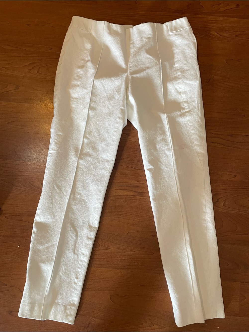 Lafayette 148 New York Men's White Dress Trousers, Size 4, Nice!